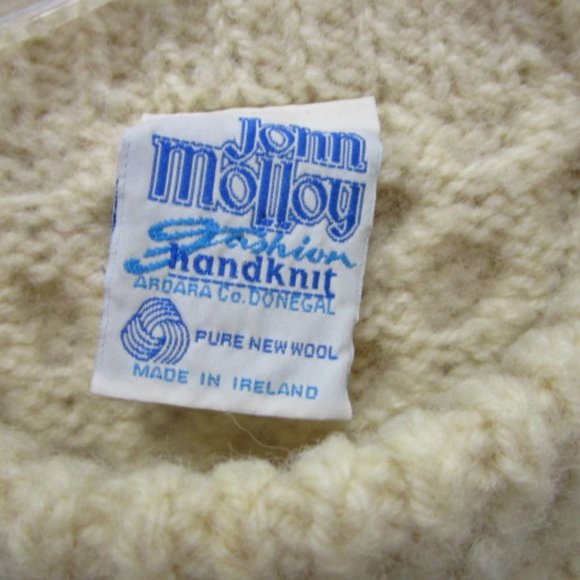 Vintage John Molloy Donegal 100% Wool Sweater - Picture 3 of 3